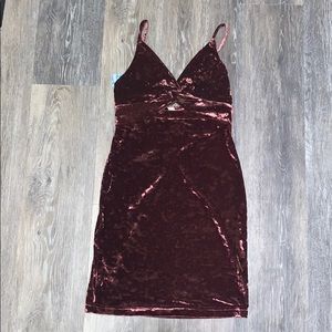 NWT Free People Mini Velvet Dress